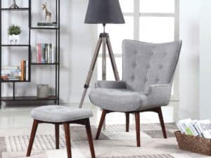 Castle Chair and Ottoman