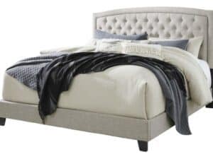 Jerary Queen Lt Gray Hdbd/Ftbd/Rails