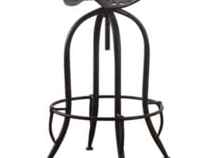 Black or Red Tractor Adjustable Height Barstool